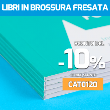 Stampa Libri - base: 14.8 - altezza: 21 - orientamento: verticale - Facciate: 520 - Numero Copie: : 200 - Tipo Carta Int: 130 patinata lucida - Col. Stampa Int: stampa interno colore - Carta Cop: 300 patinata opaca - Col. Stampa Cop: stampa copertina solo fronte colore - Plastificazione: plastificazione lucida - alette: no - Misura alette:  - Rilegatura: brossura - Dorso mm: 25 - Lavorazione: standard 5 GG - Verifica Pro: no - Prova Stampa: no